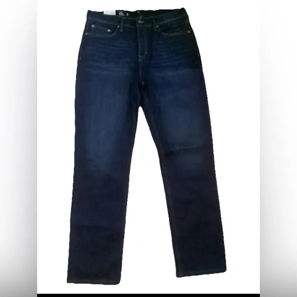 Banana Republic 33 x30 jeans slim fit luxe traveler Men's Dark Blue Jeans